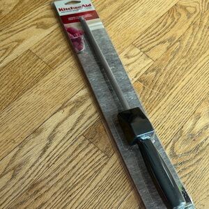 KitchenAid Silver and Black NEW Precision Sharpening Honing Steel